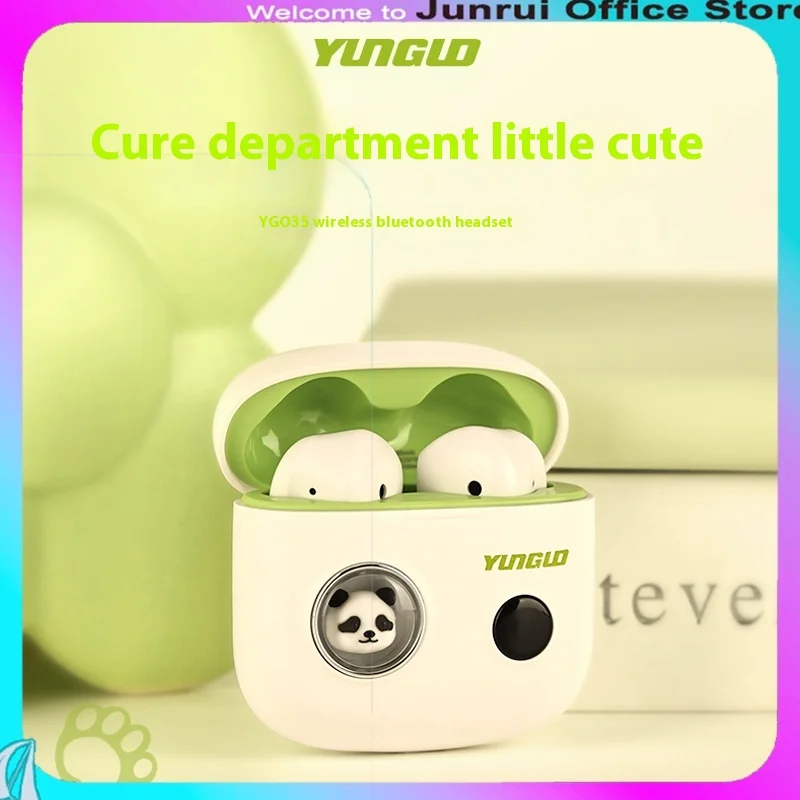 

Yunguo True Wireless Earphone Bluetooth Ygo35 Cute Healing Series Noise Reduction Low Latency Long Range Bluetooth Earphones