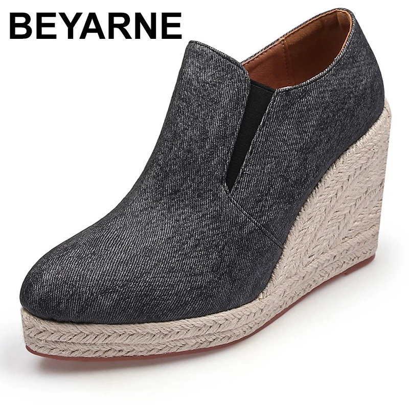 Toe pontudo tamancos sapatos plataforma para mulheres, tênis casual elegante, trepadeiras vestido, slip-on, sexy, calçado feminino, outono, inverno, outono