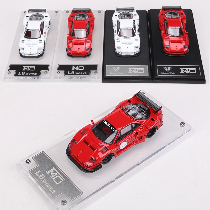 Star Model 1:64 LB-Works F40 Red / White  Diecast Alloy Model Car