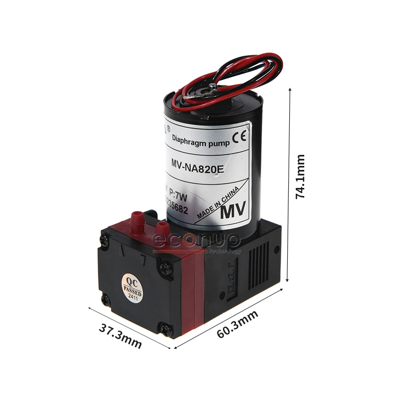SYPDA Big Ink Pump MV-NV820E 24V 7W 4L/min Micro Pump High Quality Compatible with Flora Docan Inkjet Printers