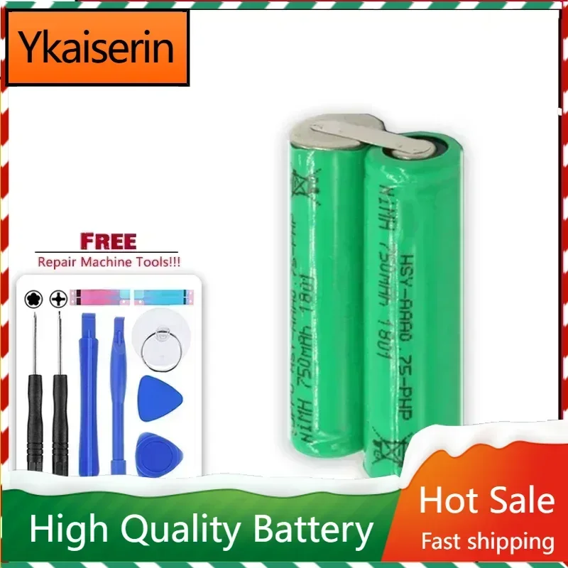 2.4V 750mAh Replacement Battery for Philips HC3410 HC3426 HC5446 HC5447 HC5450 BT9290 QC5130 Electric Shaver Battery Bateria