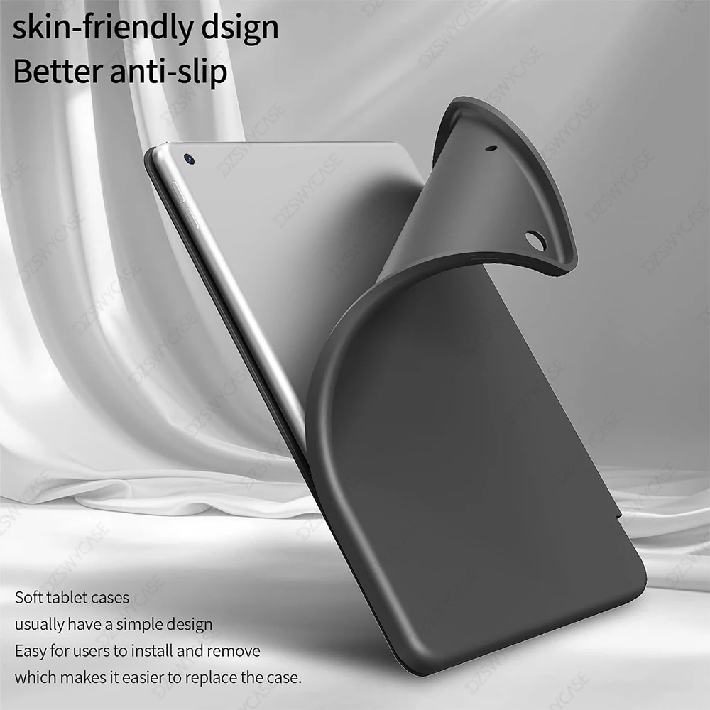 iPad 7/8/9世代 10.2インチ、5/6世代 9.7インチ、10世代 10.9インチ A16 11、Air 10.9インチ 11 M2 M3、mini 5 6 7、Pro 11 M4用シリコン保護カバー