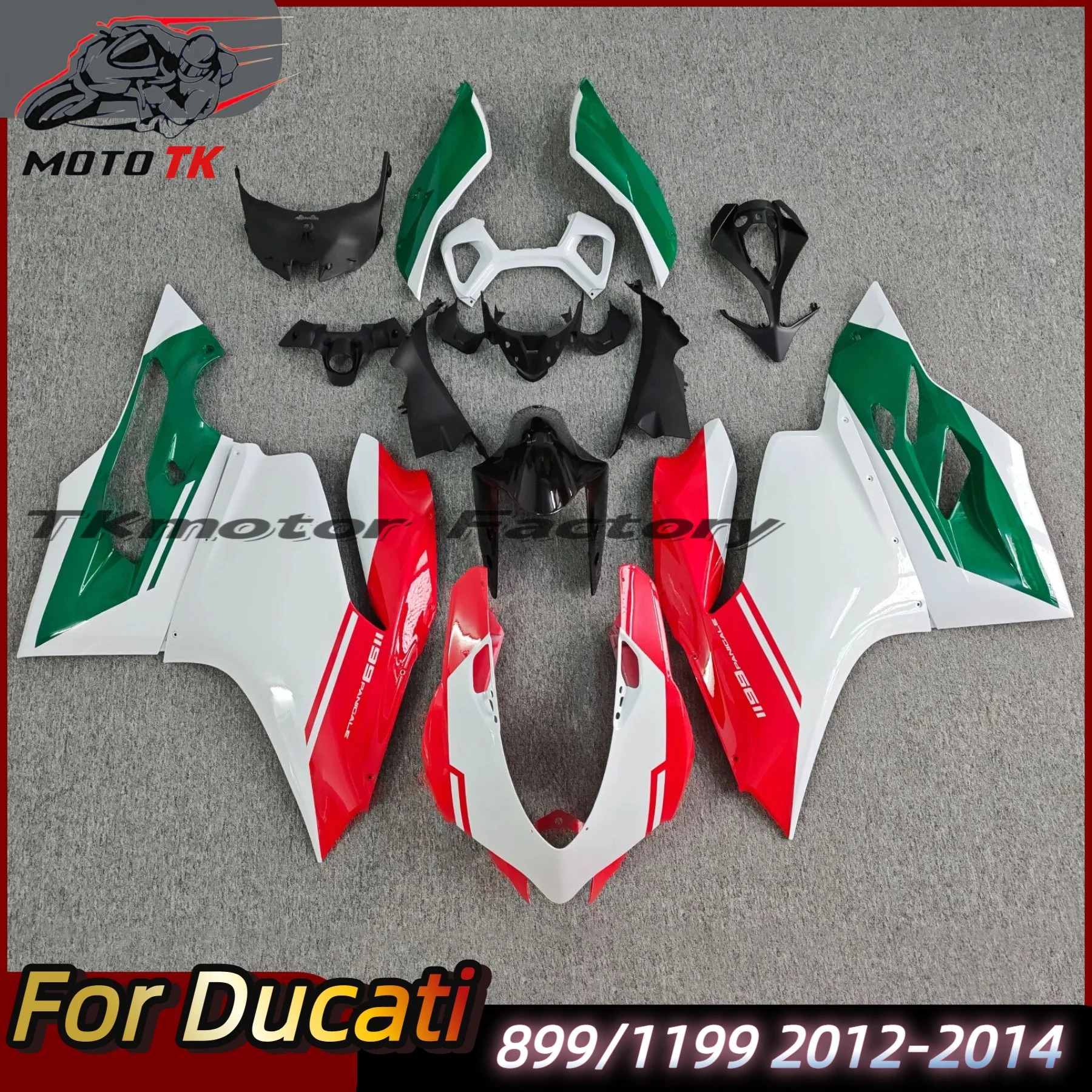 

Motorcycle Fairings Kit Fit For DUCATI Panigale 899 1199 2012 2013 2014 Bodywork Set High Quality ABS Injection Customized Color