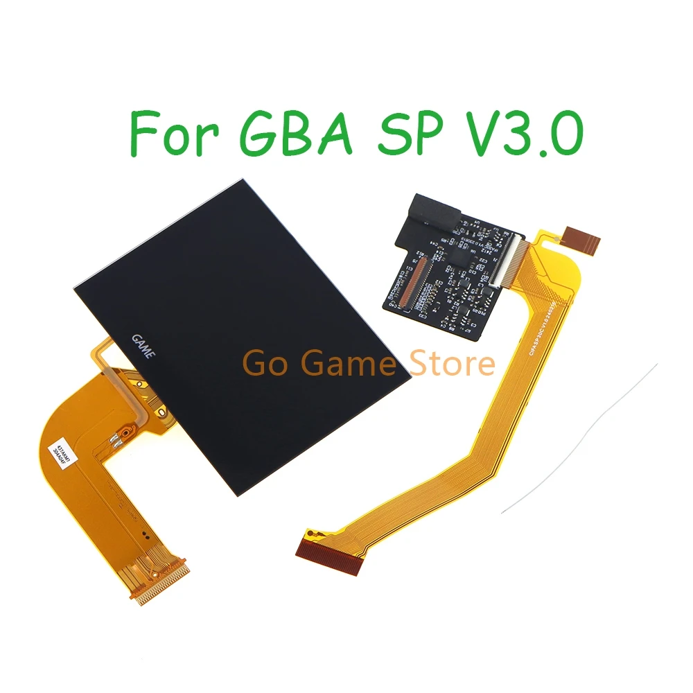 6sets V3.0 Highlight Screen AGS 101 IPS Backlit Brighter LCD Screen For Nintendo Game Boy Advance SP GBA SP Repair Replacement