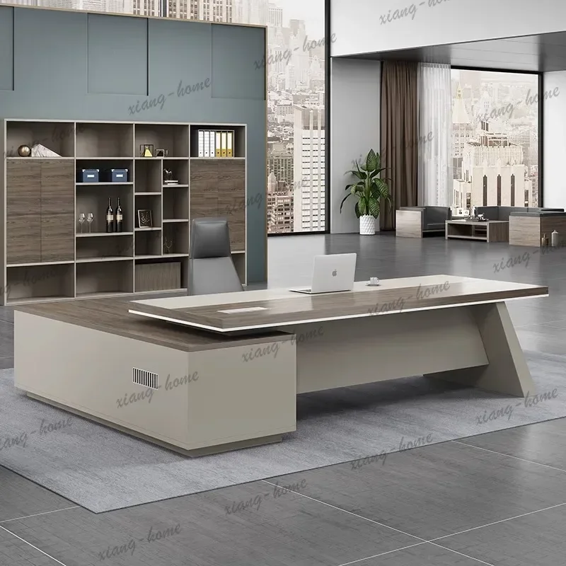 YJ Negotiate Meeting Office Desk Exquisite Designer Foreign Durable Office Desk Modern High Office Furniture Der Schreibtisch XY