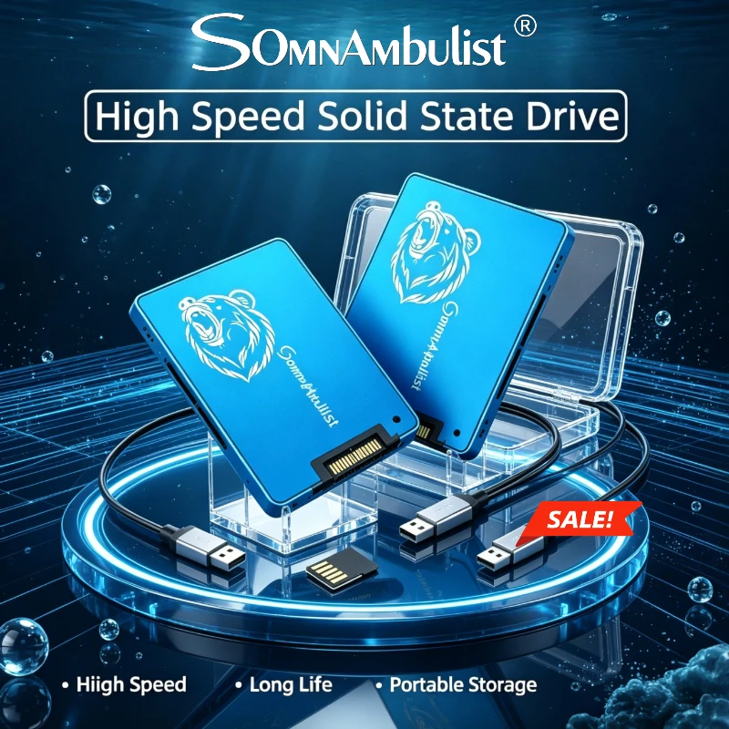 

SomnAmbulist 2.5-inch SATA interface high-speed solid-state drive Wholesale for laptops and desktop computers desktop computers