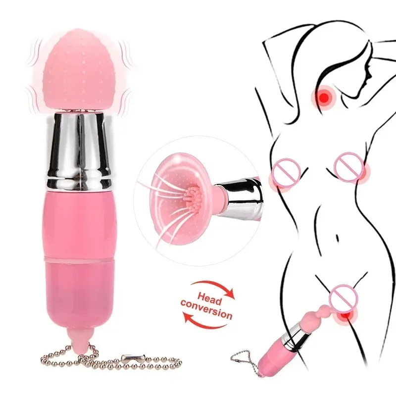 Mini 3 in 1 Tongue Licking Vibrator for Women Masturbation Oral Sex Licking Nipples Clitoris Stimulate Sex Toys Dildo Vibrators