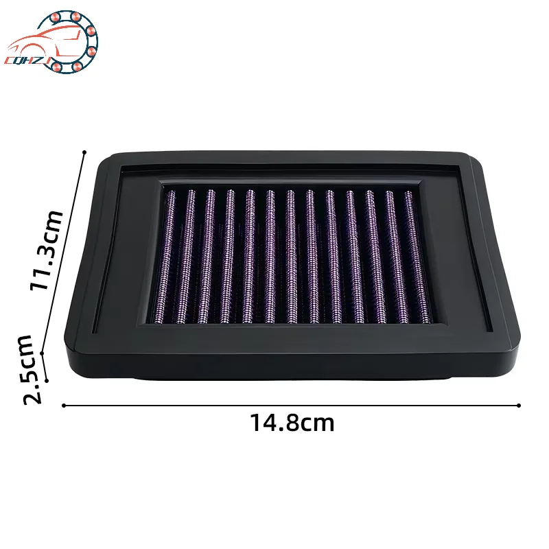 CQHZJ Motorcycle Engine High Flow Filter Cleaner Air Intake Filter Element For Yamaha YZF R3 R25 MT-03 MT-25 FZ-03 Accessories