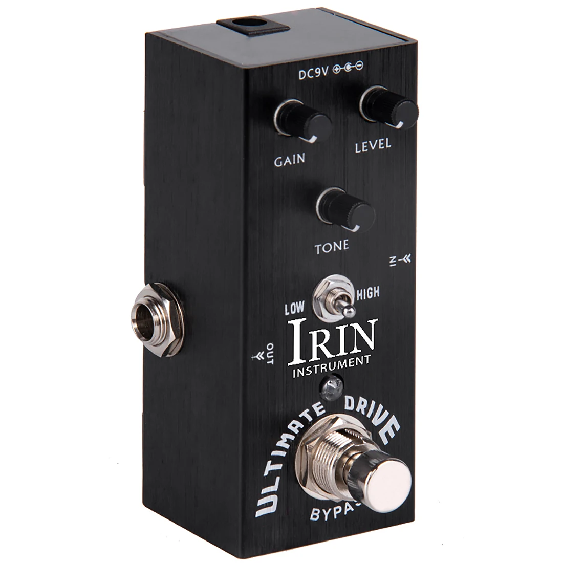 IRIN-Pedal de sobrecarga para guitarra eléctrica, dispositivo con efecto Bypass verdadero, borde en distorsión, Overdrive, Mini