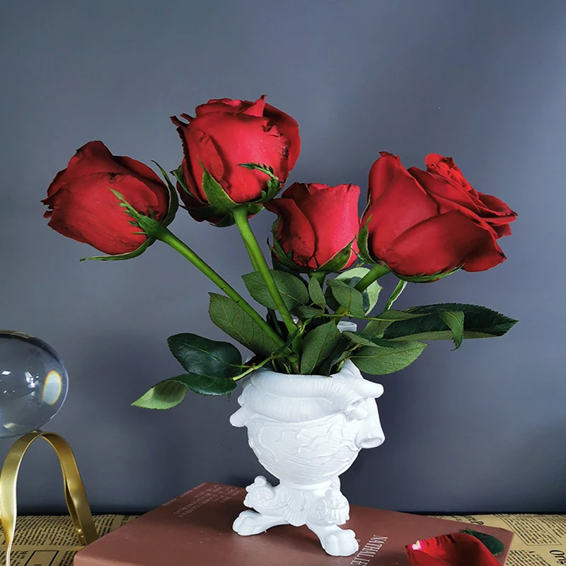 European Style Hot Style, Heart Flower Vase, Creative Retro, Resin Crafts, Hospital Cardiology Department Decoration