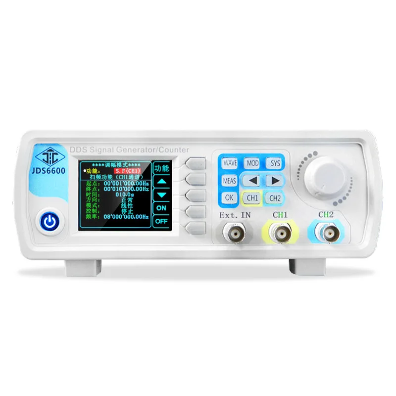 

JDS6600 dual channel fully digital controlled DDS function signal generator arbitrary wave pulse signal source frequency meter