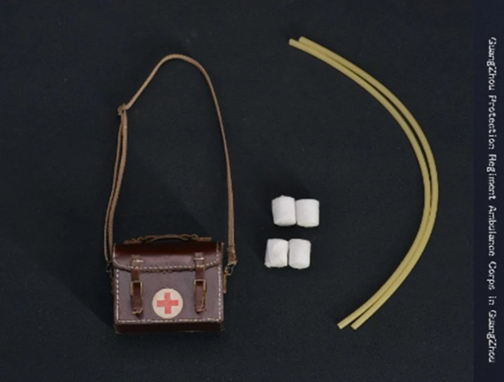 

QOTOYS QOM-1048 Scale 1/6 Female Asia Nurse Fight For Peace Box Storage Medic Tools Mini Toys Model Not Real For 12" Doll Figure