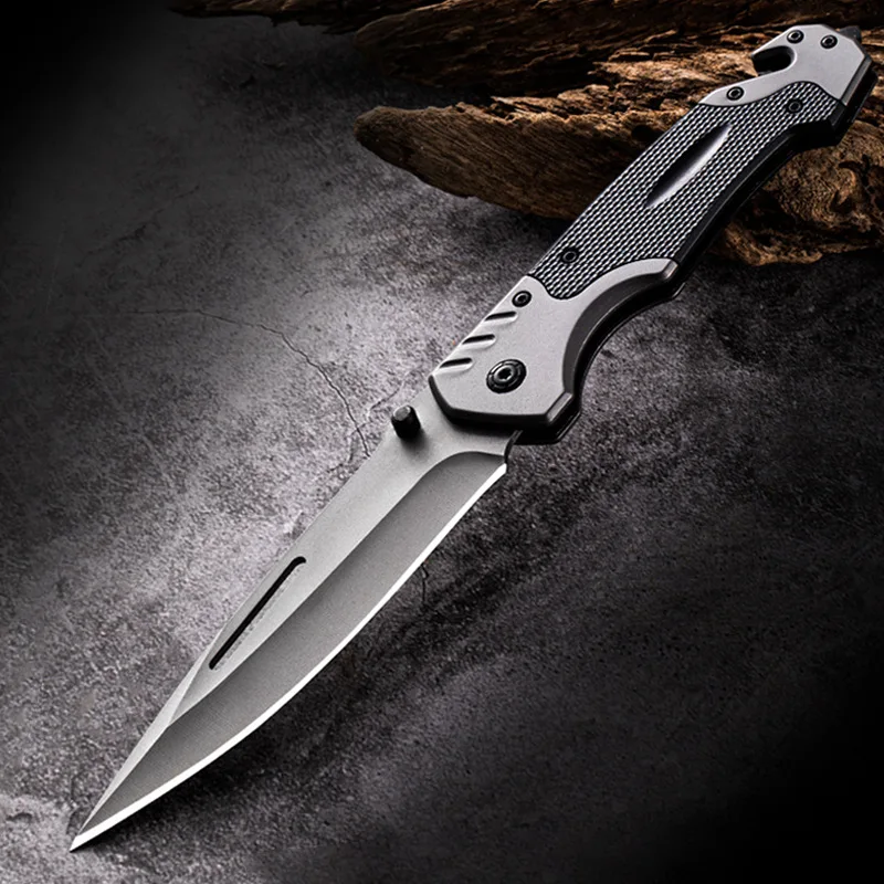 Outdoor folding knife camping survival knife