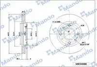 MBC030086 for ten brake disc mirror P106 SAXO 1,1/111,6620/11,6p/1,6p205 P206 + (t6p205 P309 x x x x x x x XSAR