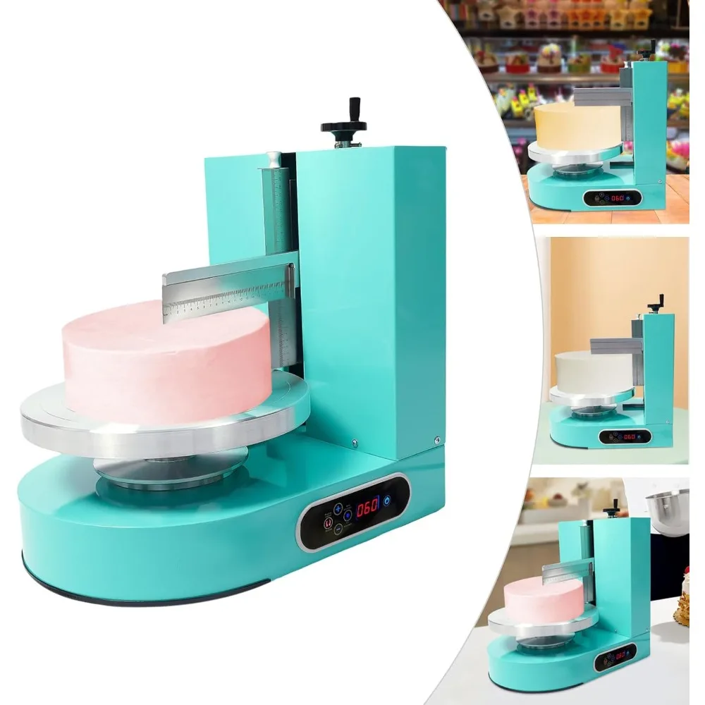 Macchina per decorare torte, macchina per spalmare la crema per torte elettrica Macchina per glassa per torte Torta di compleanno regolabile automatica