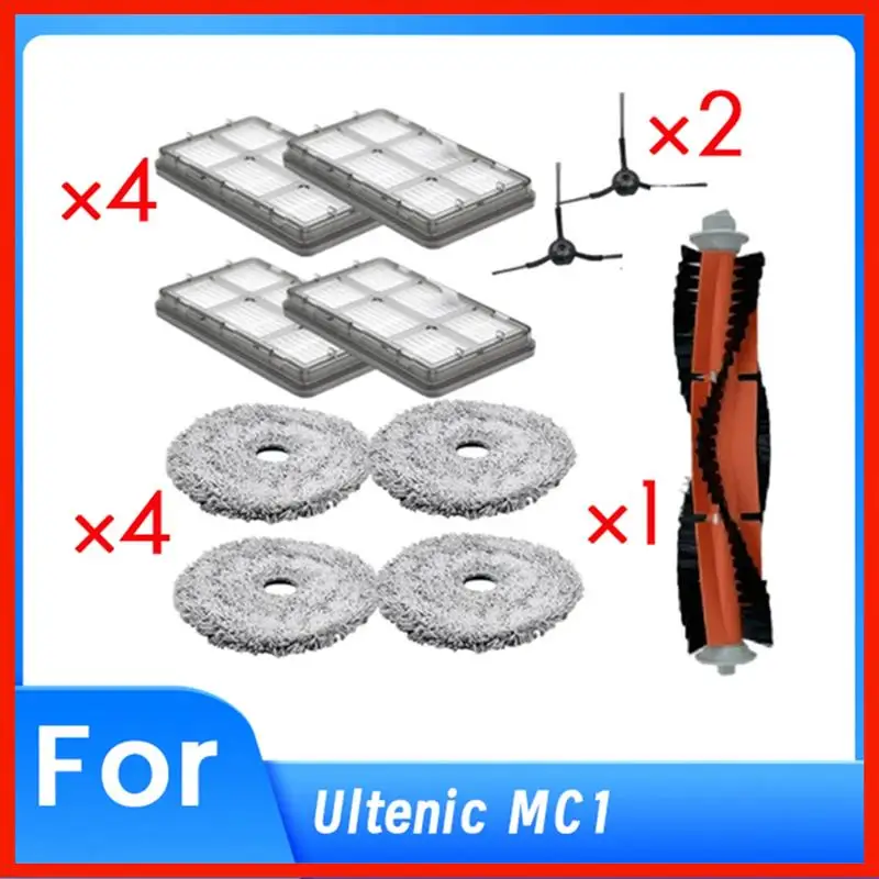 

For Ultenic MC1 Vacuum Cleaner Replacement Spare Kit Main Side Brush Mop Filter Long Lasting Spare Accessories
