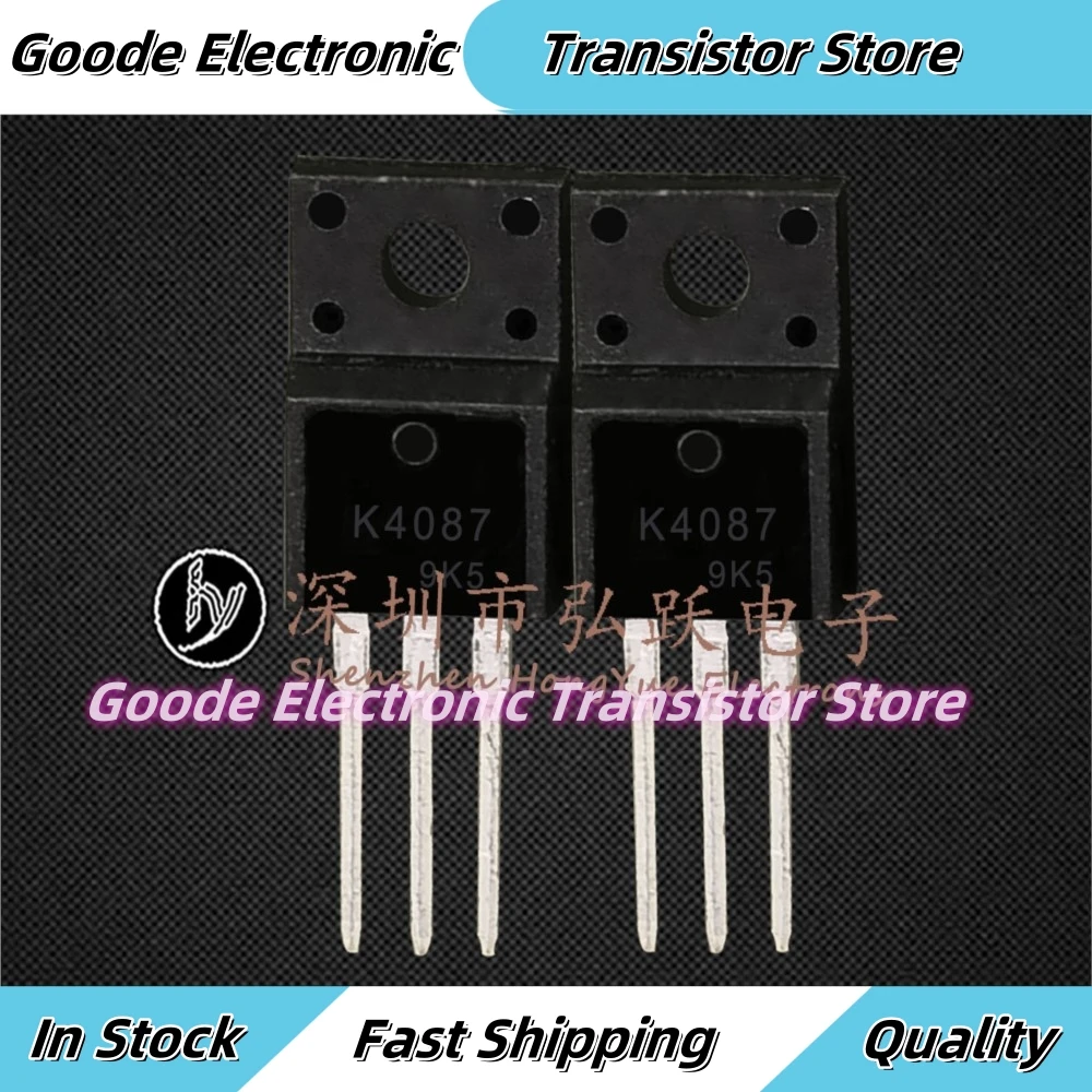 10PCS 2SK4087 K4087 TO-220F  14A 600V  Best Quality Guarantee Fast Shipping