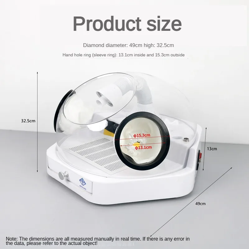 

C08 Precision Dust-Free Grinder w/ Vacuum - 300W Brushless DC Motor, Touch Interface for Carving & Polishing