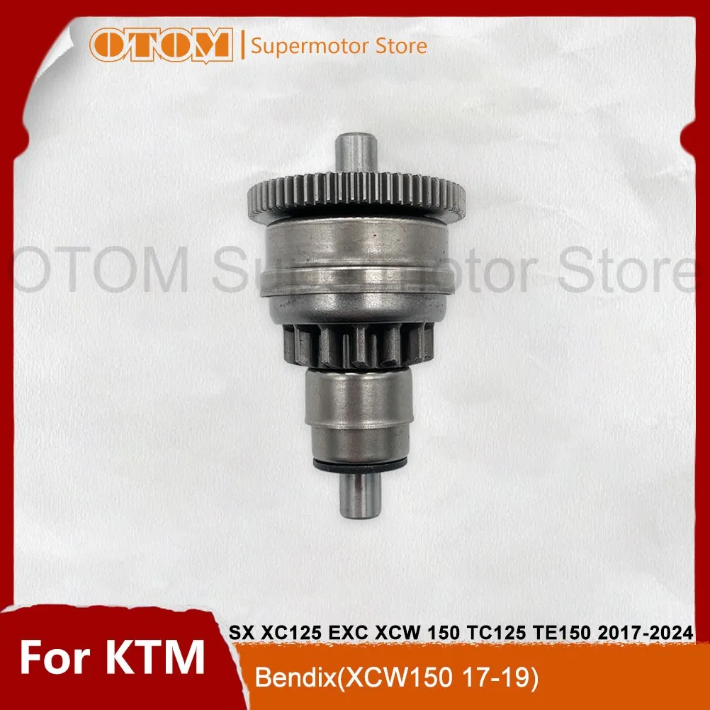 Para KTM HUSQVARNA 125cc 150cc 2017-2024 motocicleta arranque Bendix 14T 63T Motor de arranque de engranaje SX XC TCW EXC TE Accesorios