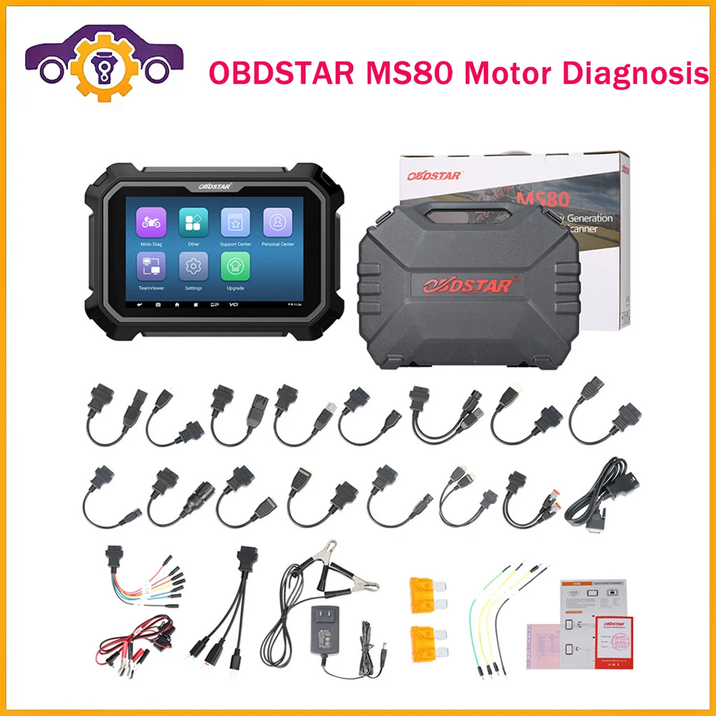 

OBDSTAR MS80 Intelligent Motorcycle Diagnostic Tool Support IMMO Programming Motorcycle/Snowmobile/ATV/UTV Diagnostic Scanner