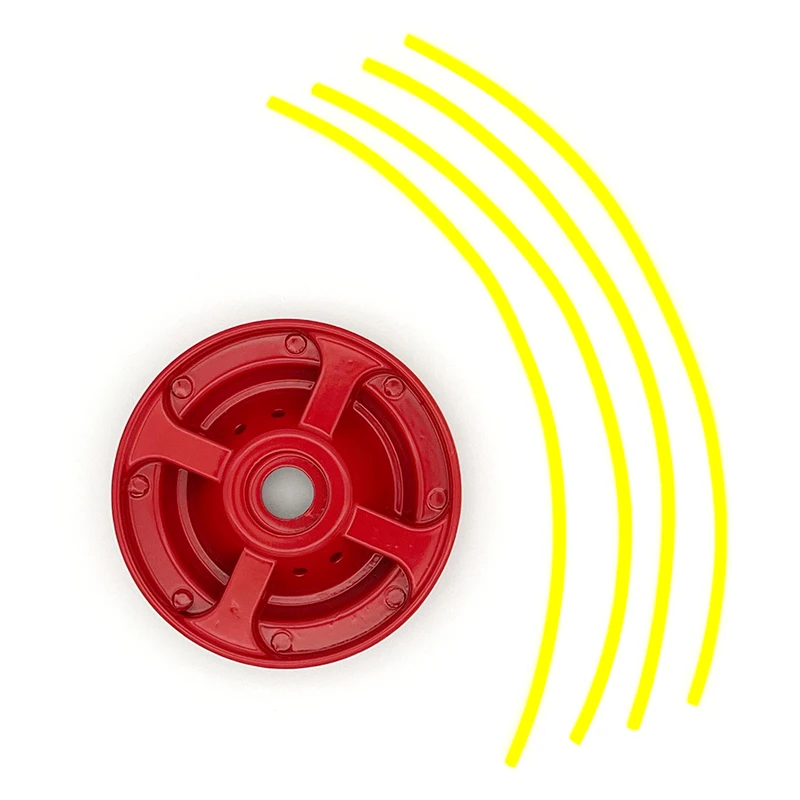 Imagem -05 - Universal Alumínio Trimmer Head Quatro Linhas para Gasolina Brush Cutter