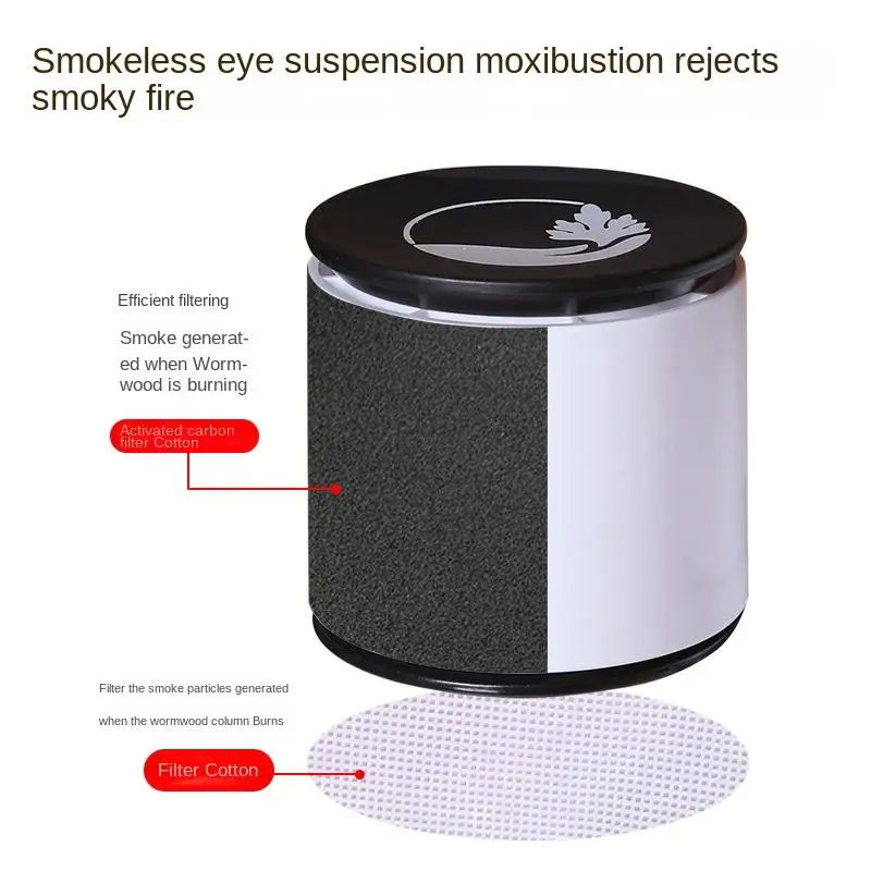 Adjustable Temperature Eye Protection Moxibustion Box Portable Fumigation Eye Physical Therapy Hot Compress Health Care Tool