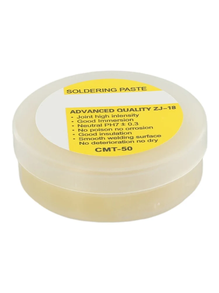 35G Eco-friendly Flux Paste Soldering Neutral Oil Large Box Weakly Alkaline Rosin Component Electronic Non-Cleaning Solder Repai