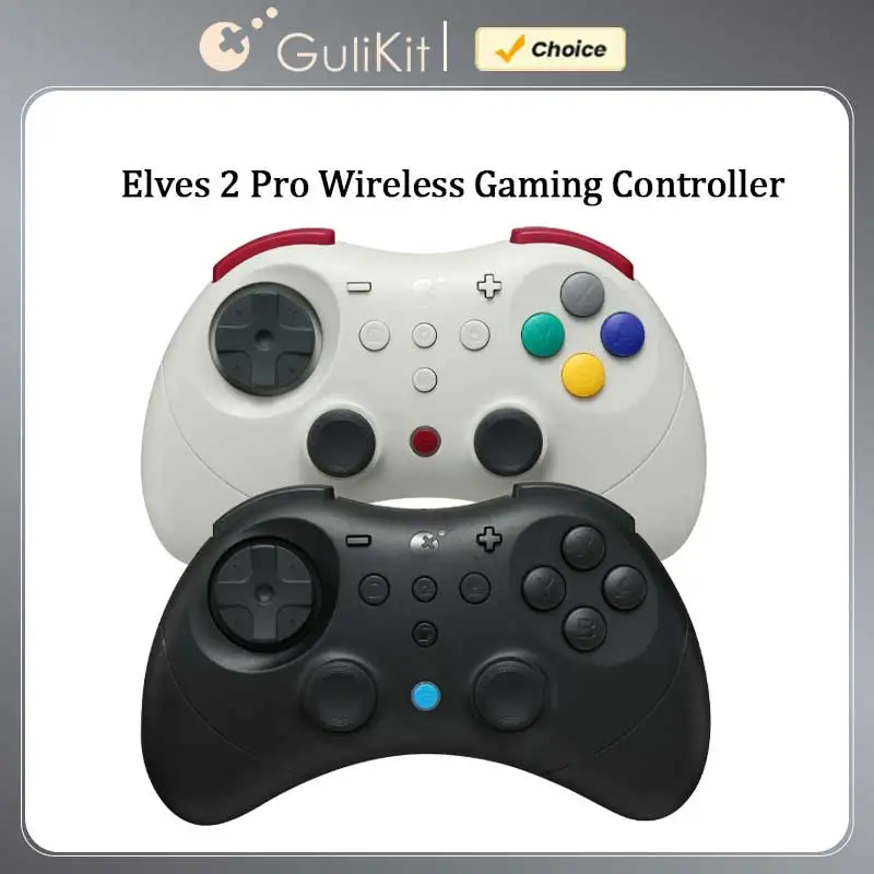 

Беспроводной игровой контроллер GuliKit NS59 Elves 2 Pro, геймпад с джойстиками Hall для коммутатора, ПК Windows, iOS Android