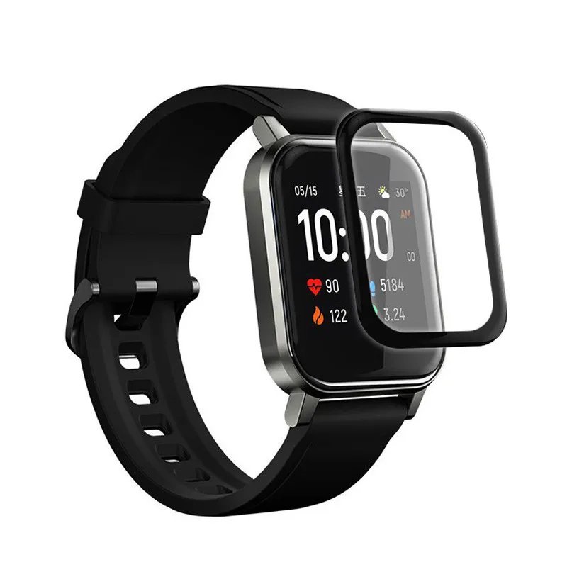 3D Curved Edge / HD Clear TPU Soft Hydrogel Protective Film For Xiaomi Haylou LS01 LS02 Smart Watch Screen Protector Film Cover