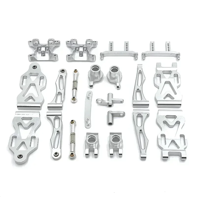 SCY 1/16 16101 16102 16103 16104 16106 16201 JJRC Q117 Rc قطع غيار السيارات ترقية معدنية وتعديل مجموعة قطع غيار ضعيفة
