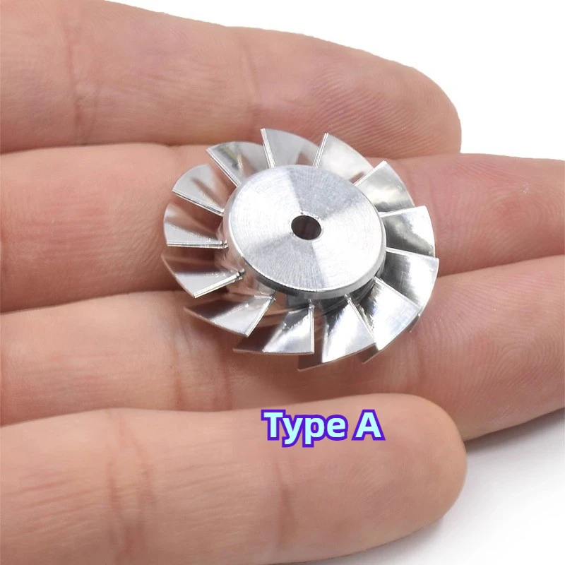 5pcs 27mm CNC Aluminum Impeller High Speed 100K RPM Brushless Ducted Fan Blade - High Precision Durable