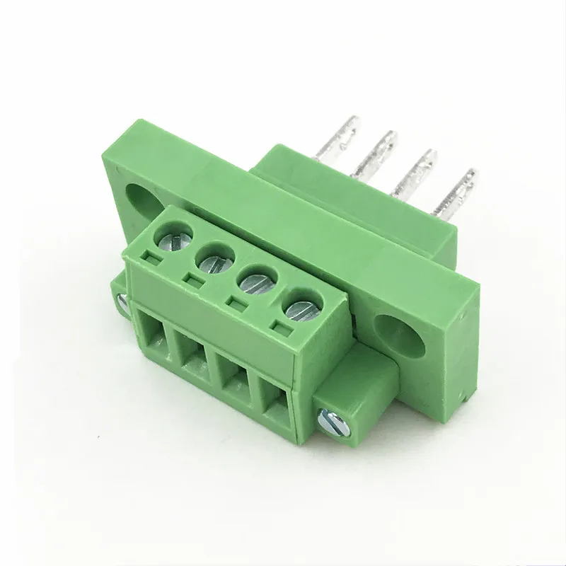 

5sets KF2EDGWB 5.08 2/3/4/5/6/7/8/9/10/12Pin Wall Terminal Plug Type 5.08mm Pitch Connector Pcb Screw Terminal Block
