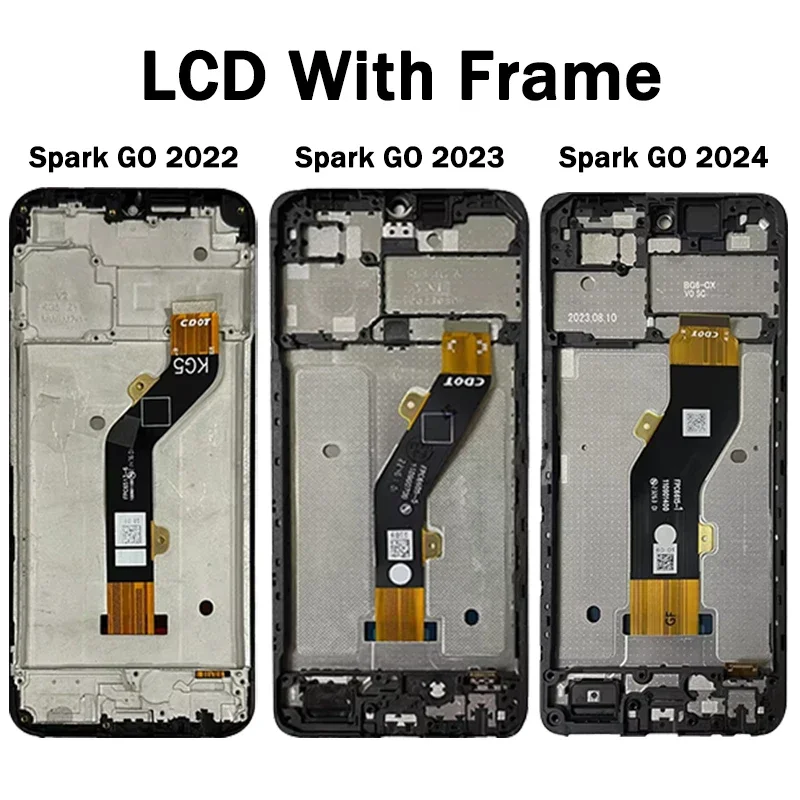 OEM For Tecno Spark Go 2022 2023 2024 LCD KG5 BG6 BF7n Display
