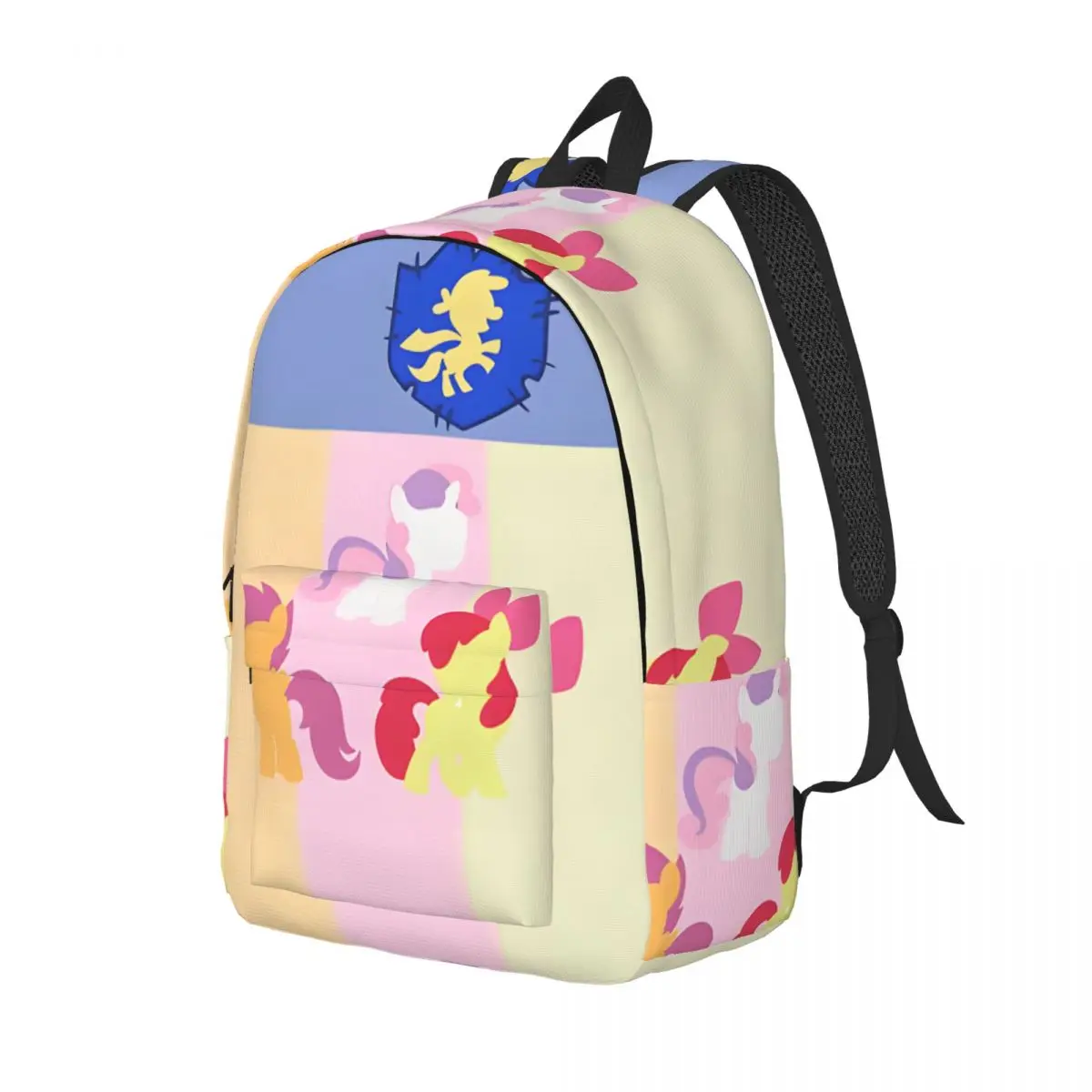 Simple Cutie Mark Crusaders Handbag My Little Pony Ladies Dual-Use Campus For Gifts Multi Compartment Bookbag