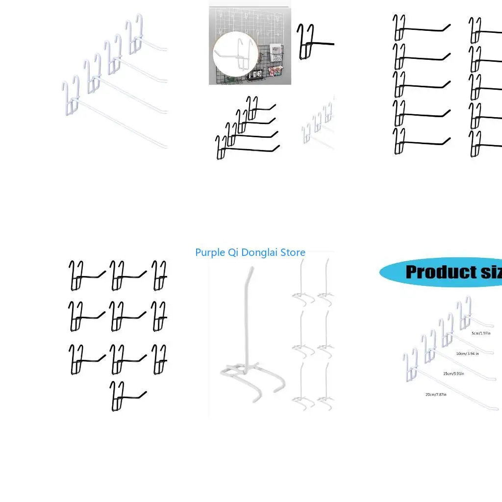 L21E 10pcs Supermarket Accessory Holders Jewelry Presentation Hook for Store