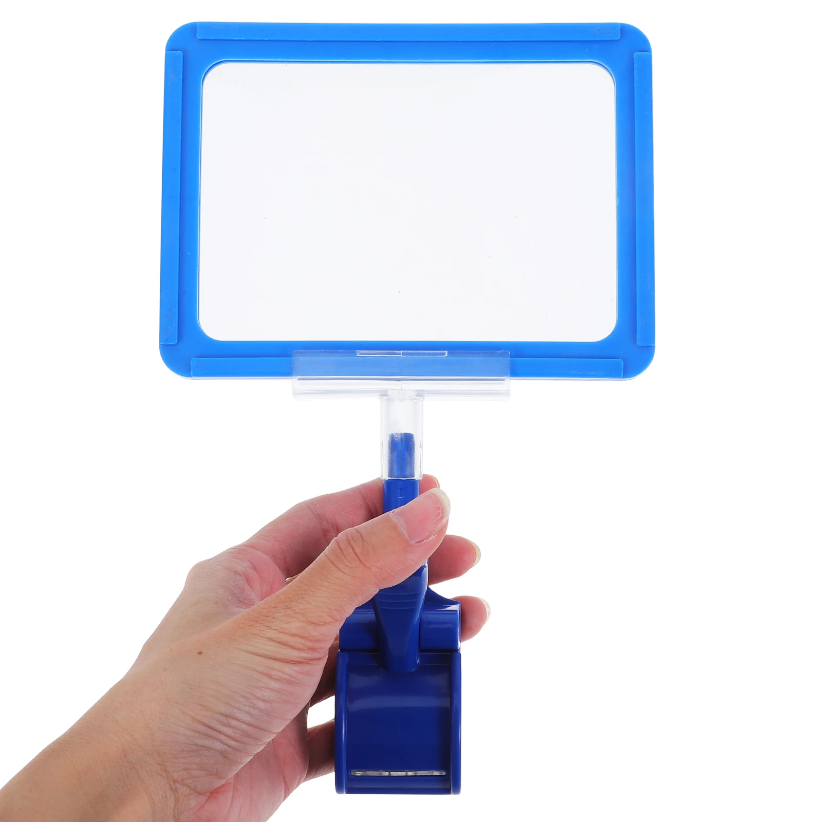 

Double Sided Signage Display Clips Strong Clamping Port Reusable PVC Label Holders for Retail Stores Flexible Multi Directional