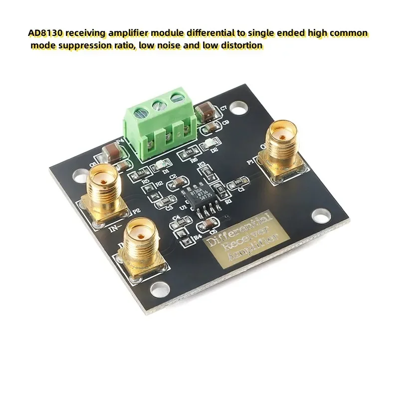 

Дифференциальный модуль приемного усилителя AD8130 для одностороннего соотношения подавления синфазного режима, низкий уровень шума и низкое искажения