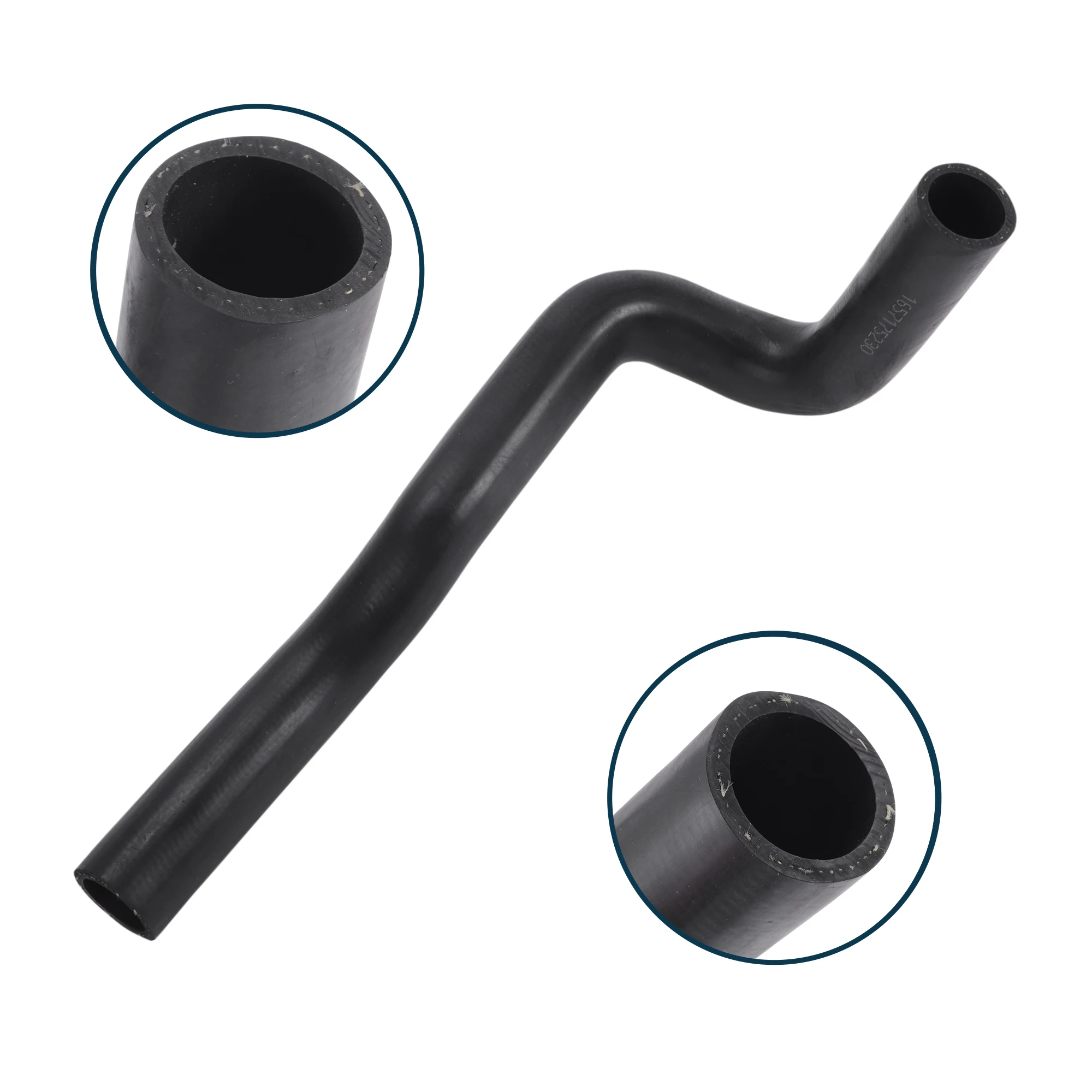 

UXCELL Шланг радиатора Шланг обогревателя No 1657175230 для Toyota Prado 2002, резиновый верхний шланг, черный, 1 шт.