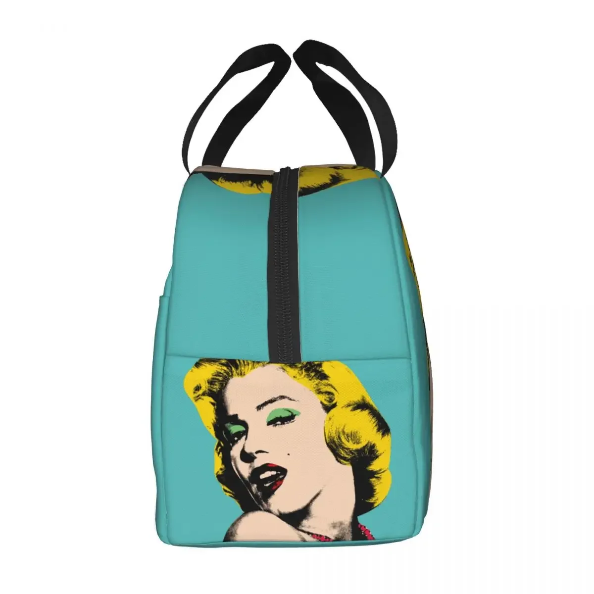 Pop Art Golden Warhol Lunch Box Resuable Waterproof Thermal Cooler Food Gold Girl  Insulated Lunch Bag for Women Work Bags