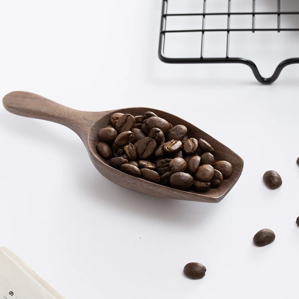 

Coffee Bean Shovel Scoop Kitchen Gadgets Bulk Wooden Scooper Smooth Surface Practical Wood Tea Spoon Powder Spoon Wooden