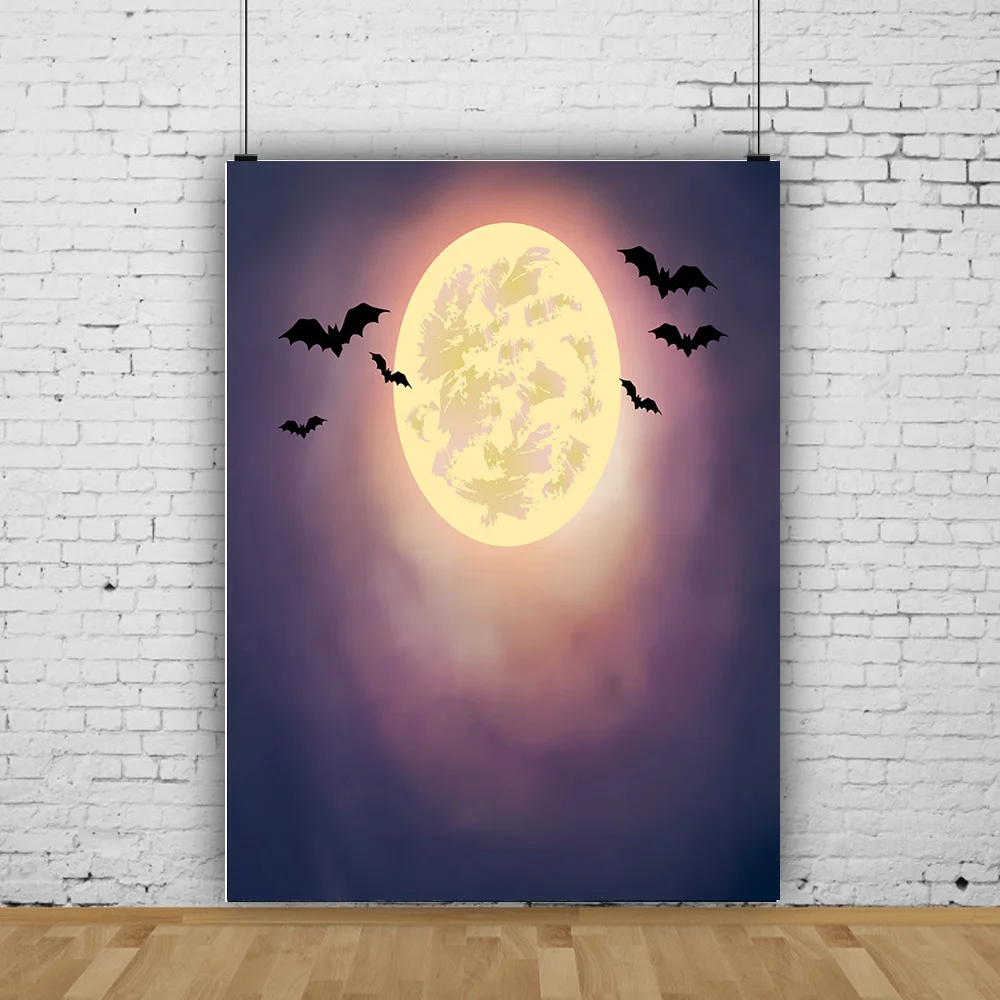 

SHUOZHIKE Halloween Backdrop For Photography Forest Scene Family Shoot Photo Background Photocall For Photo Studio WS-21