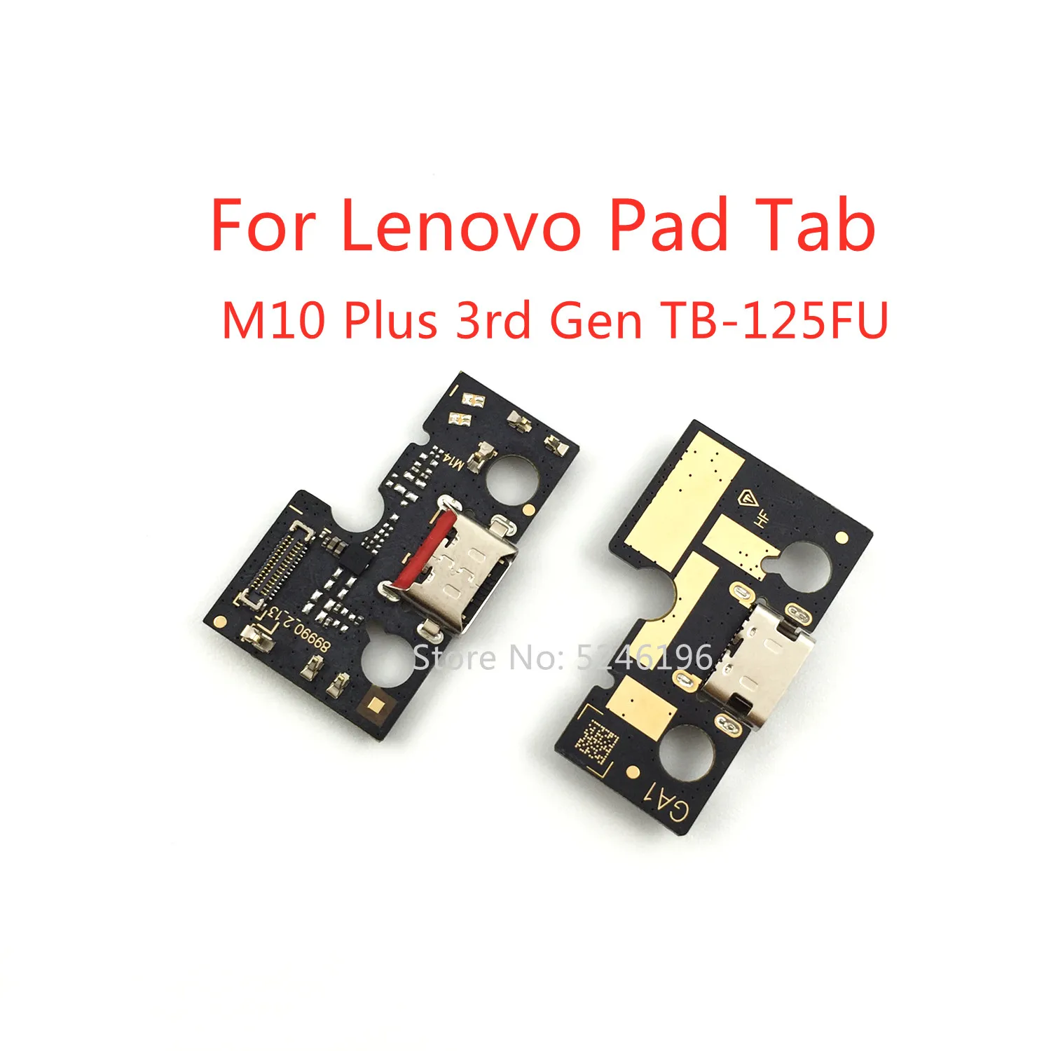 

1pcs USB Charging Port Charger Base Connector For Lenovo Pad Tab M10 Plus 3rd Gen TB-125FU TB125FU TB-125 Replace Part
