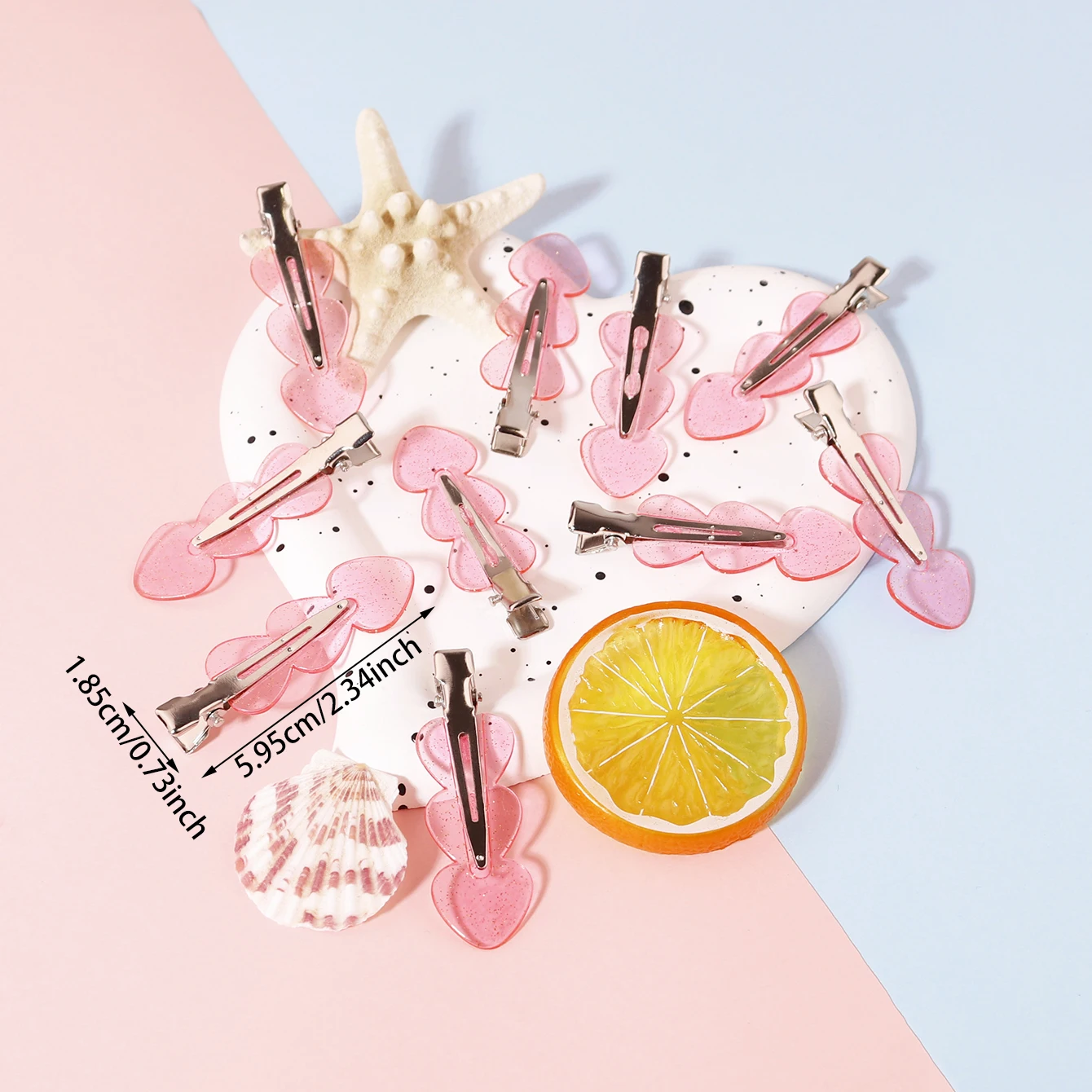 10 قطع مشبك شعر بدون تجعد، مشابك شعر على شكل شجرة معدنية للشعر الرقيق السميك، إكسسوارات لطيفة للنساء، خاصة للشعر المستعار الحقيقي #6