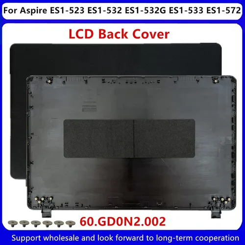 Imagen 2 del producto Nuevo para Kailxuling Aspire ES1-523 ES1-532 ES1-532G ES1-533 ES1-572 cubierta trasera LCD para portátil/bisel frontal/bisagras LCD