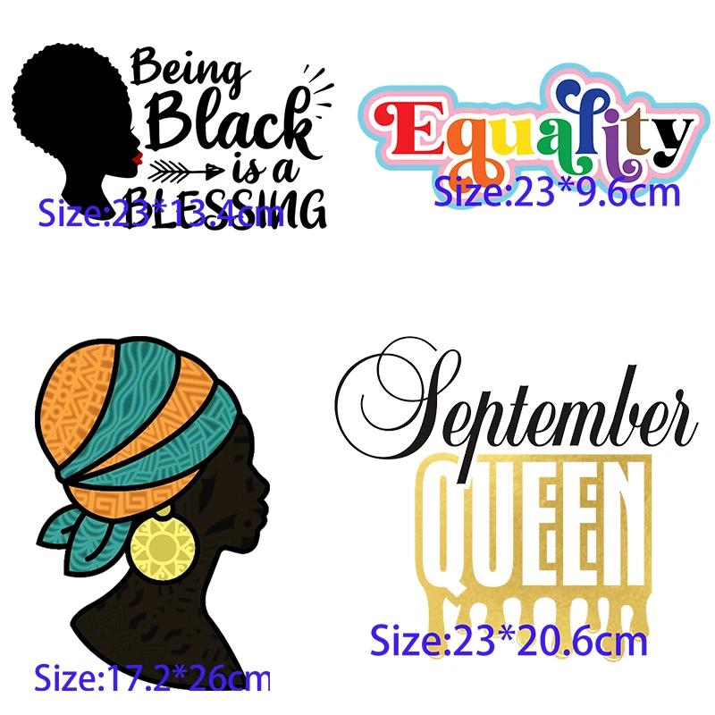 Custom labels Zodiac Black Queens Kings Birthday Monthly Juneteenth Being Black Is A Blessing Equality Vinyl Stickers