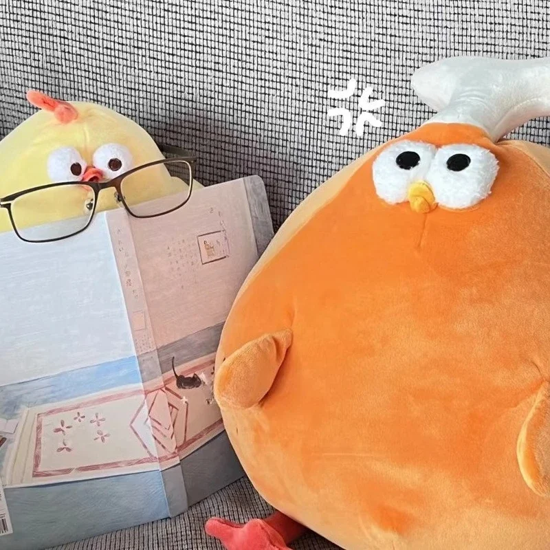 귀여운 플러시 장난감 박제 동물 인형 귀여운 병아리 디자인 재미 있은 졸업 선물 부드러운 쿠션 베개 룸 장식 포옹 플러시