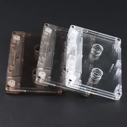 Cassette de Audio maestro transparente de alta calidad, carcasa de 5 tornillos para Carretes DIY, reparación y reemplazo, tipo Ⅱ, Ⅱ, Ⅱ