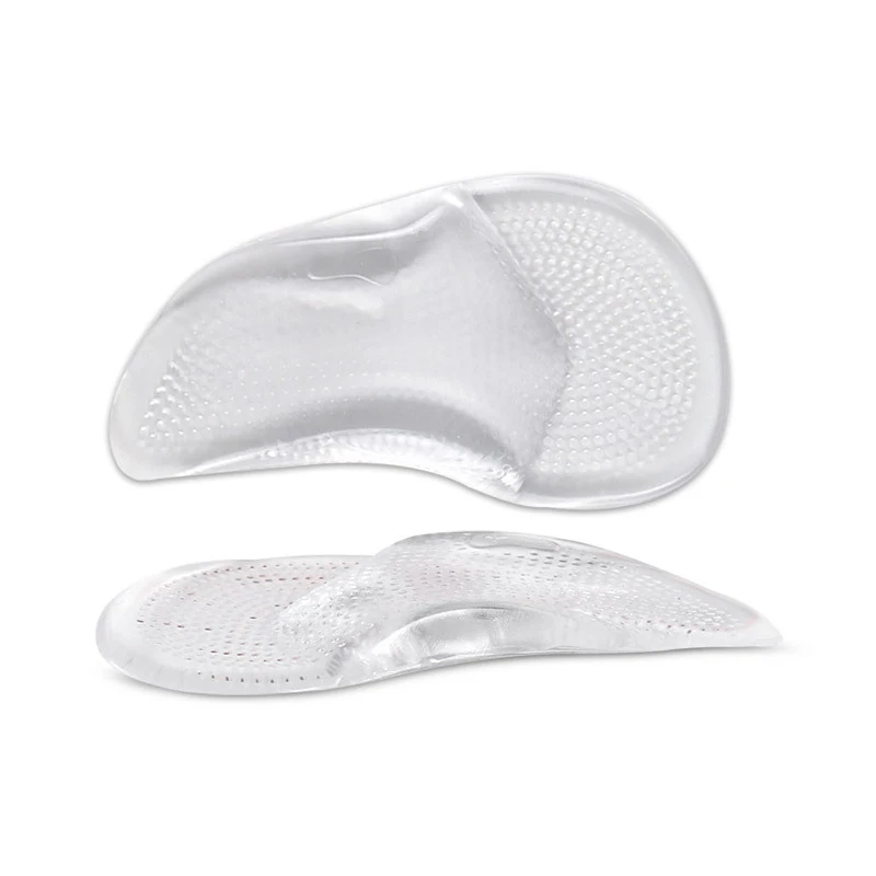 Adomaner Gel Arch Orthotics Mat, 3/4 Arch Support Pad, Pés chatos, Palmilhas ortopédicas Flatfoot, Inserções Corrector, Ferramenta de cuidados com