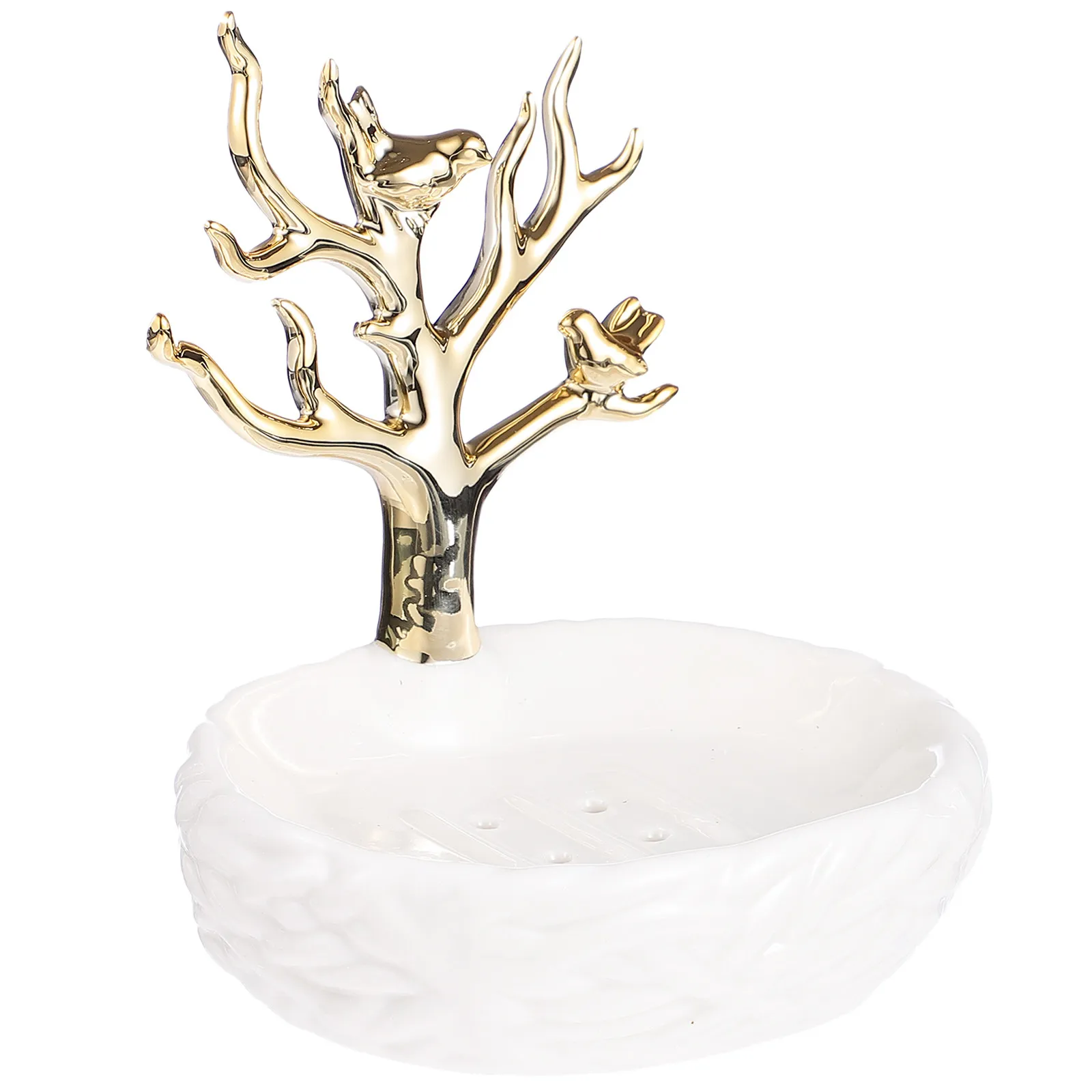 

1Pcs Ceramic Soap Dish Premium Drainage Design Non-Slip Bottom for Bathroom Kitchen Hotel Home Use Draining Soap Tray