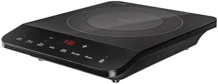 

Empava Portable Induction Cooktop – 1-Burner, 3 Preset Modes, Shatterproof, 110V Electric Stove for Kitchen, RV, Camping